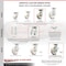 Service Caster 6 Inch Kingpinless Nylon Wheel Caster Swivel Locks 2 Brakes, 4PK SCC-KP30S620-NYR-SLB-BSL-2-BSL-2 - alternate 2